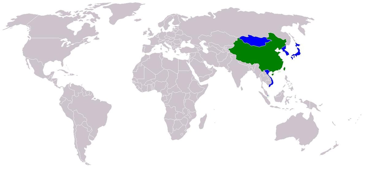 تائیوان میں نقشہ چینی ورژن