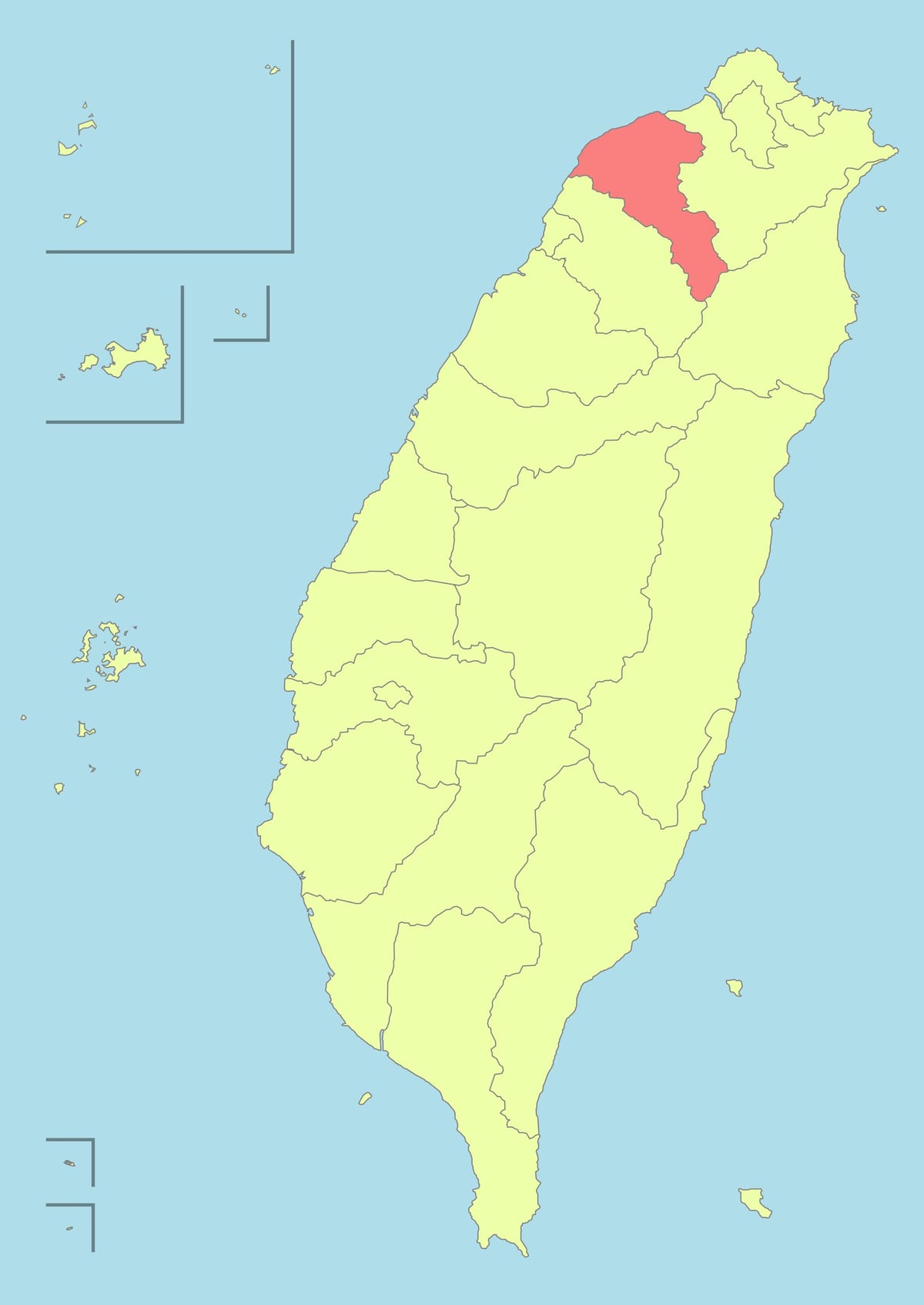تائیوان تاویووان نقشہ