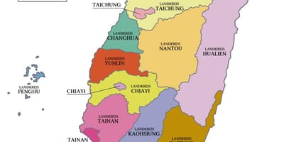 نقشہ تائیوان کی ریاست