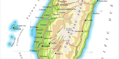 نقشہ کے hsinchu ، تائیوان