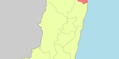 نقشہ کے hualien ، تائیوان
